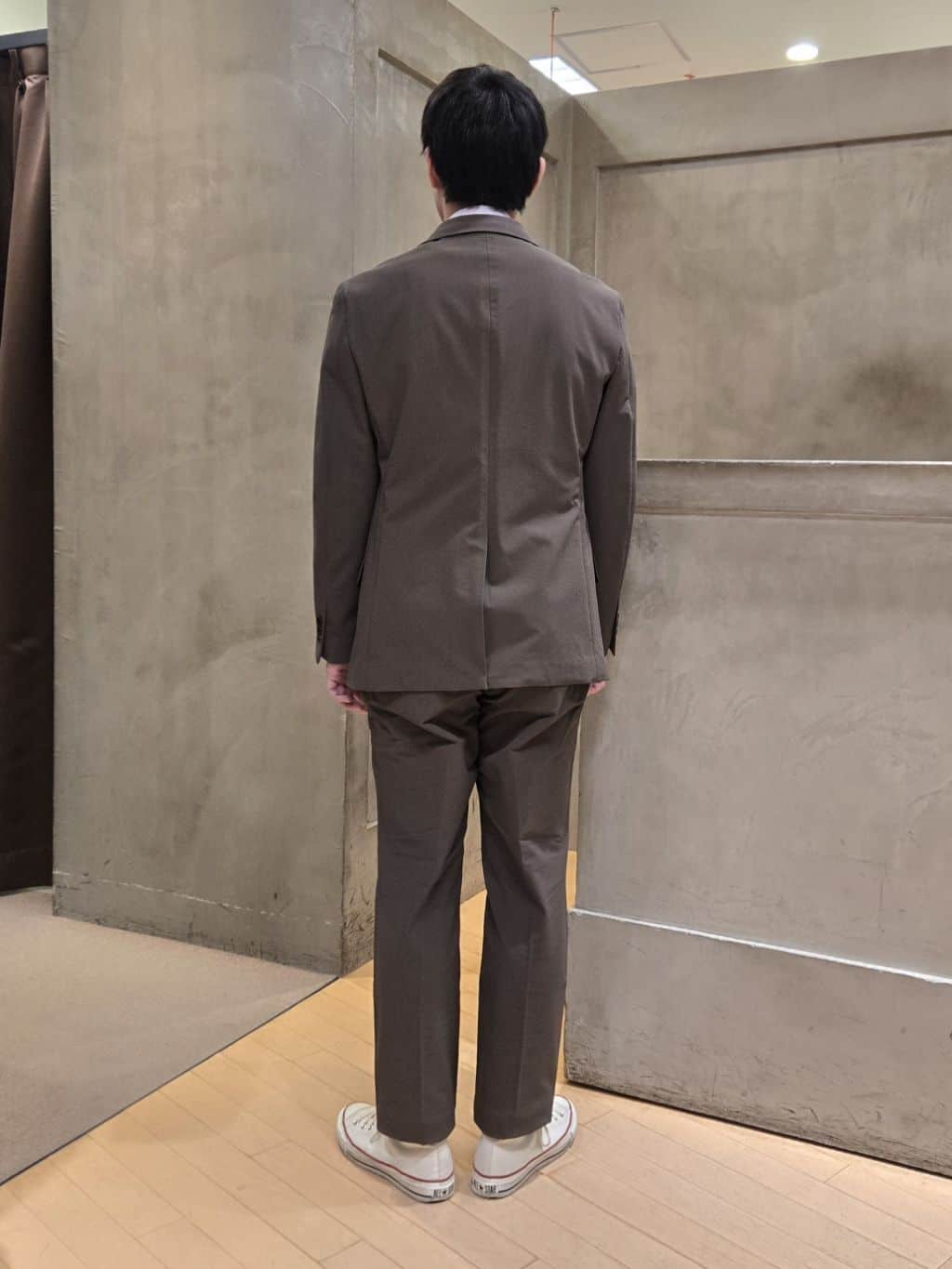 白木駆さんの「TAKEO KIKUCHI｜【Made in JAPAN】市松紋 ドレスシャツ」を使ったコーディネート