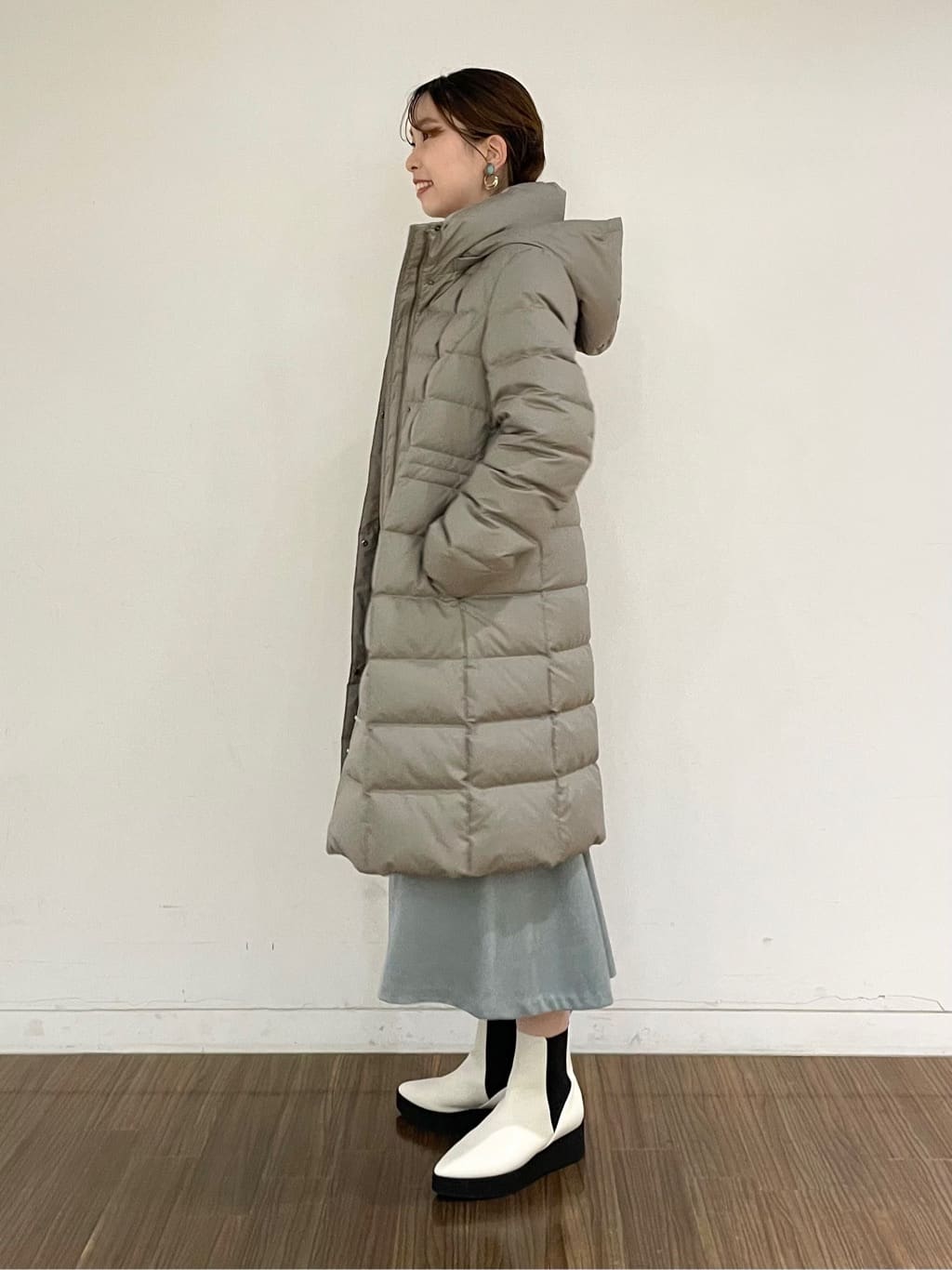 ねねさんの「INDIVI｜◆ランダム淡水パール2連ネックレス」を使ったコーディネート