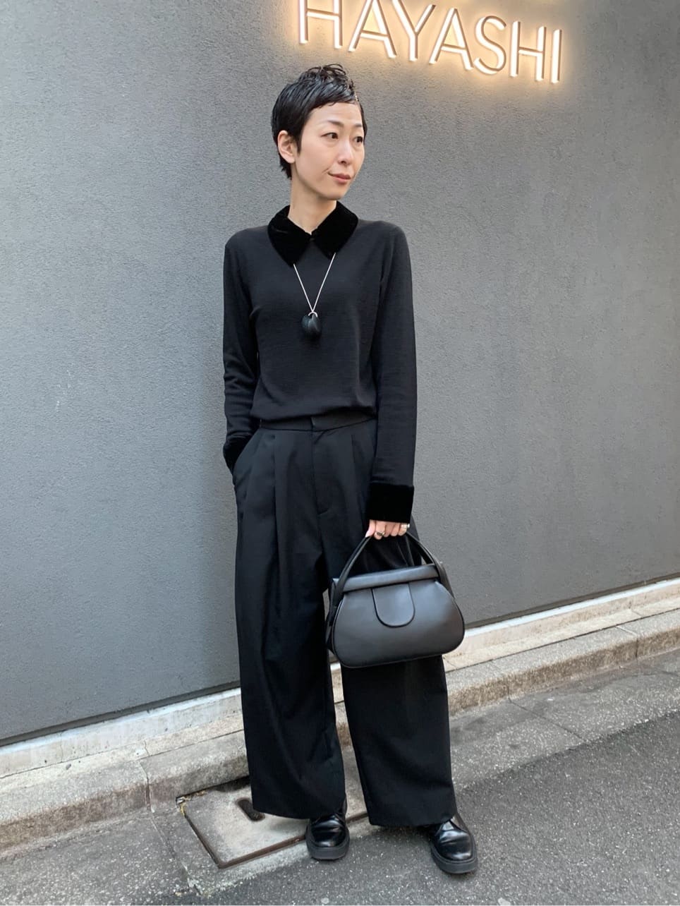 Kさんの「HIROKO HAYASHI｜RONDINE(ロンディネ)ハンドバッグ」を使ったコーディネート