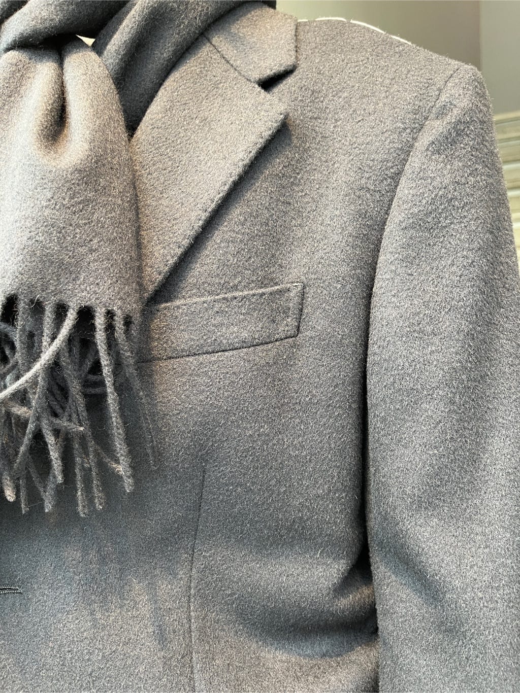 Shintaroさんの「TAKEO KIKUCHI｜ウールカシミヤブレンド チェスターコート」を使ったコーディネート