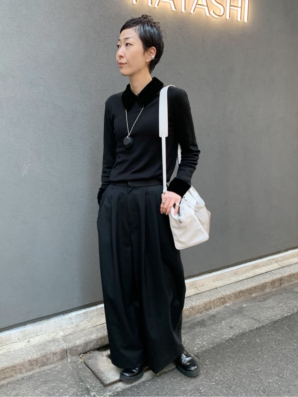 Kさんの「HIROKO HAYASHI｜FOGLIO（フォーリオ）2wayバッグ」を使ったコーディネート