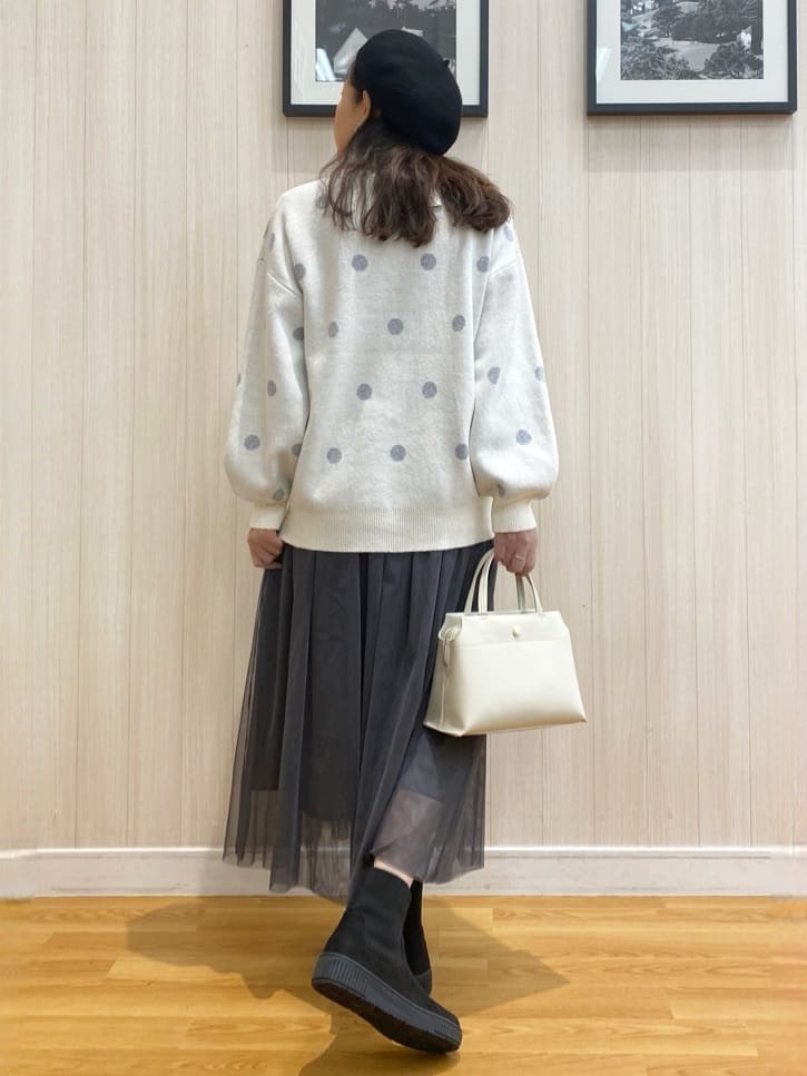 natsuさんの「SHOO･LA･RUE｜◆【セレモニーからデイリーまで】女性らしさあふれる チュールスカート」を使ったコーディネート
