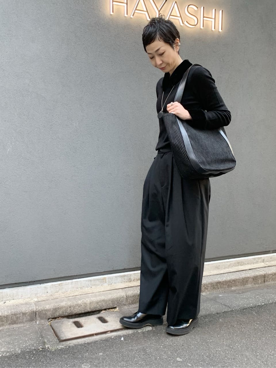Kさんの「HIROKO HAYASHI｜PEPE DOLCE（ぺぺ ドルチェ）イヤーカフ」を使ったコーディネート