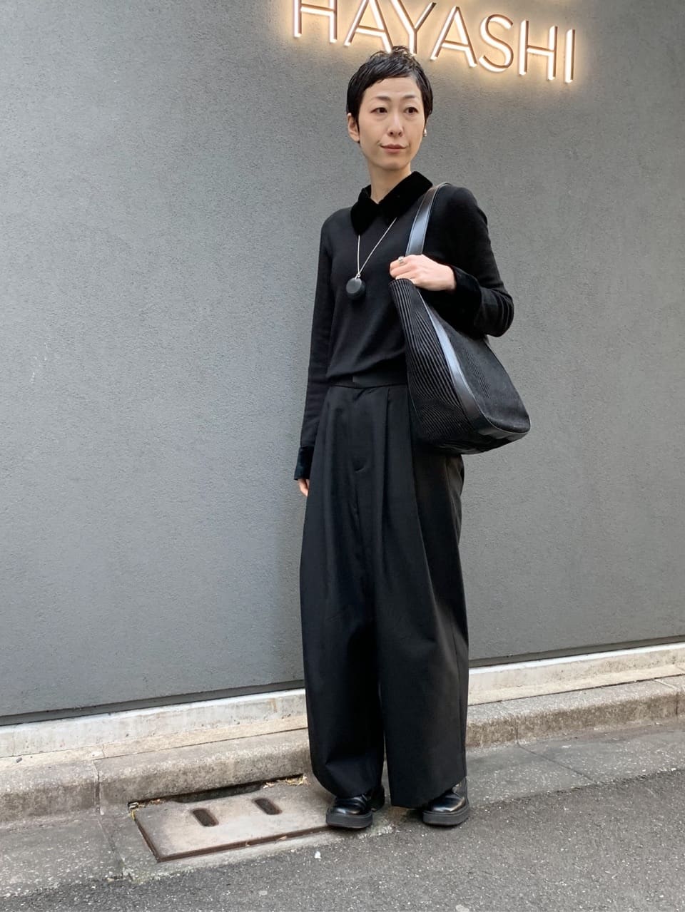 Kさんの「HIROKO HAYASHI｜PEPE DOLCE（ぺぺ ドルチェ）イヤーカフ」を使ったコーディネート