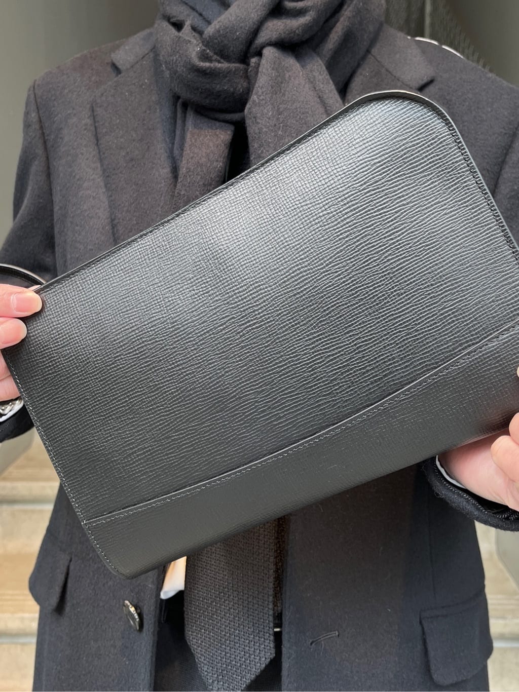 Shintaroさんの「TAKEO KIKUCHI｜ウールカシミヤブレンド チェスターコート」を使ったコーディネート