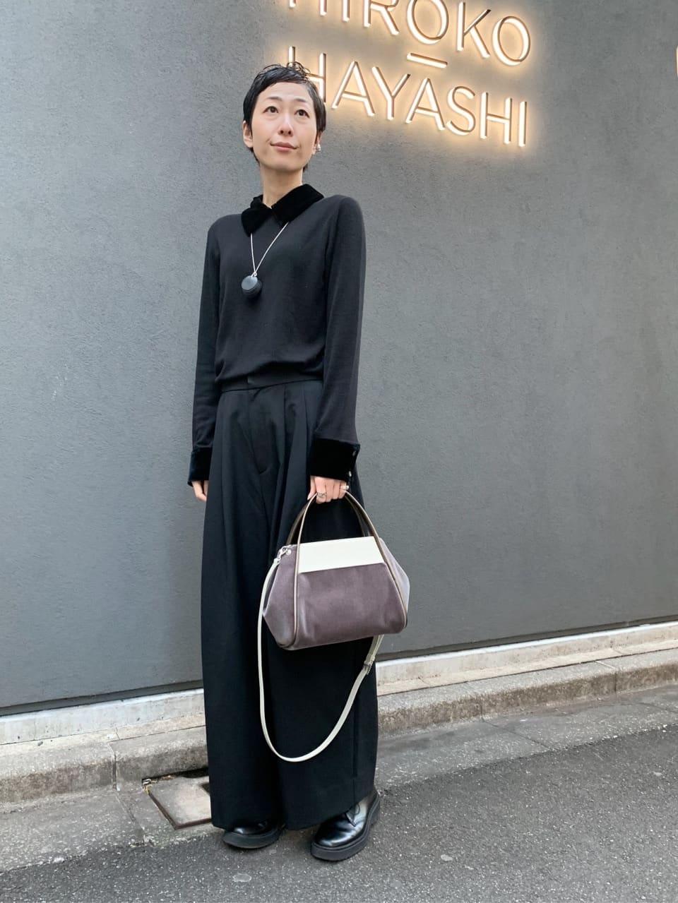 Kさんの「HIROKO HAYASHI｜PEPE CERCHIO（ペペ チェルキオ）ネックレス」を使ったコーディネート