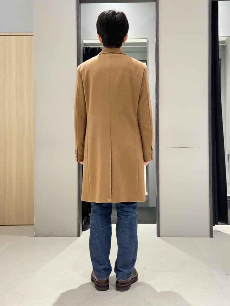 わいずみさんの「TAKEO KIKUCHI｜ウールカシミヤブレンド チェスターコート」を使ったコーディネート