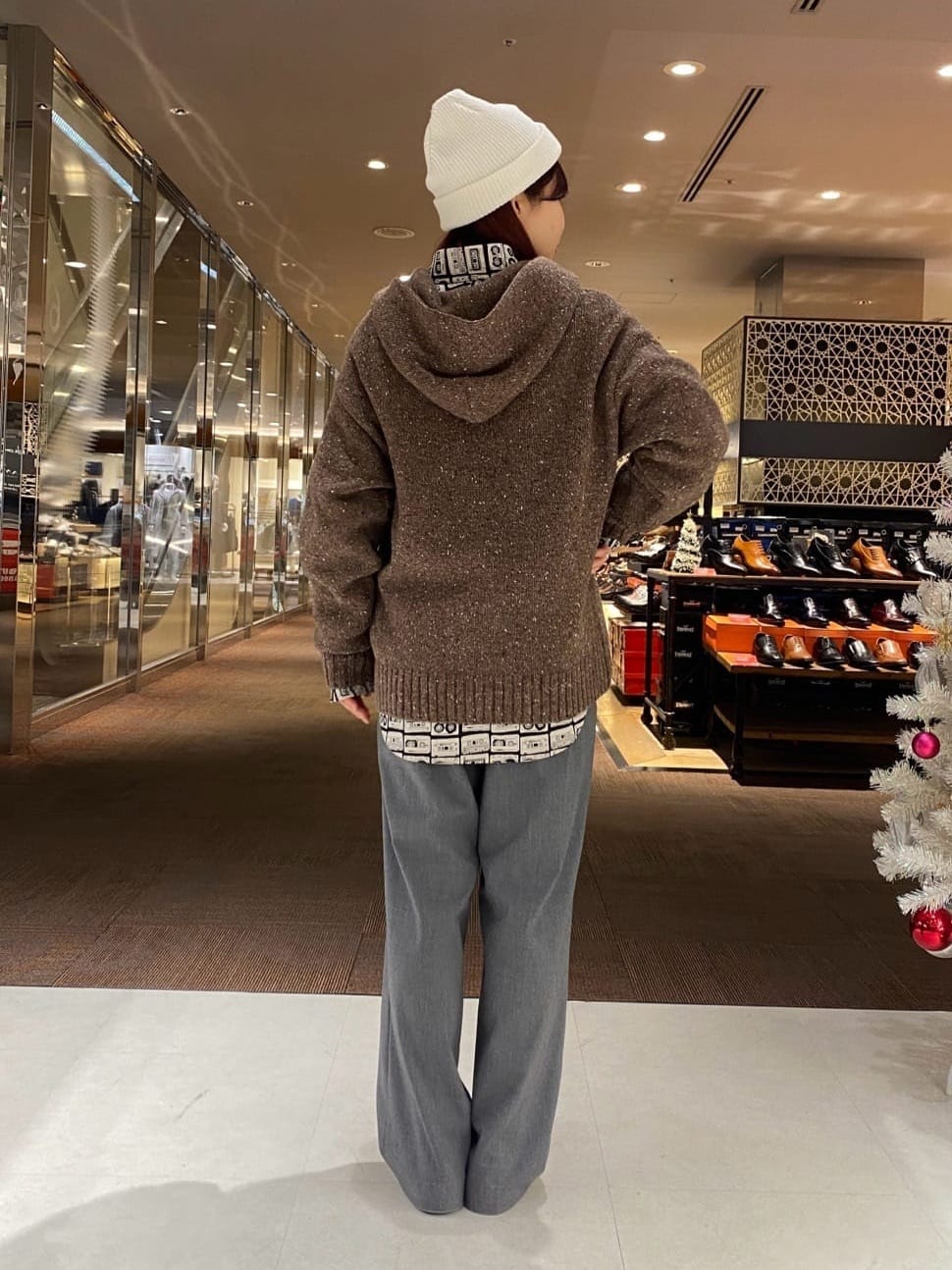 ウミさんの「TAKEO KIKUCHI｜ラスタウォーカーニットCAP」を使ったコーディネート