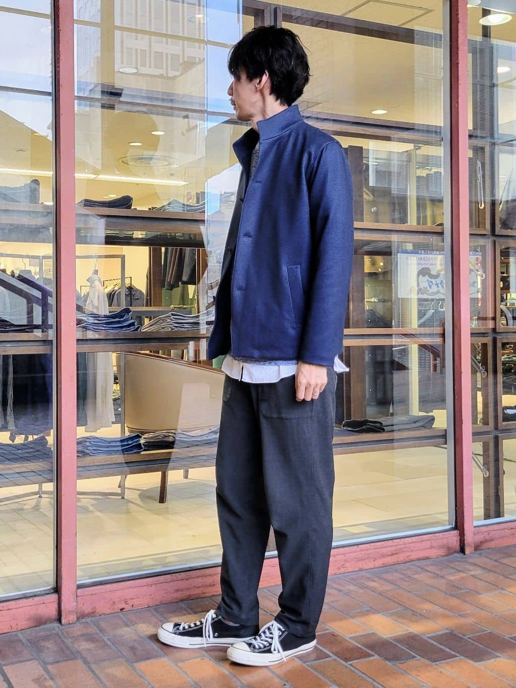 piroyaさんの「TAKEO KIKUCHI｜【DOWN FABRIC】ダウンファブリック スタンドカラーブルゾン」を使ったコーディネート