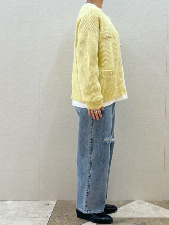 chiakiさんの「OPAQUE.CLIP｜◆刺繍ロゴトップス【洗濯機洗い可】」を使ったコーディネート
