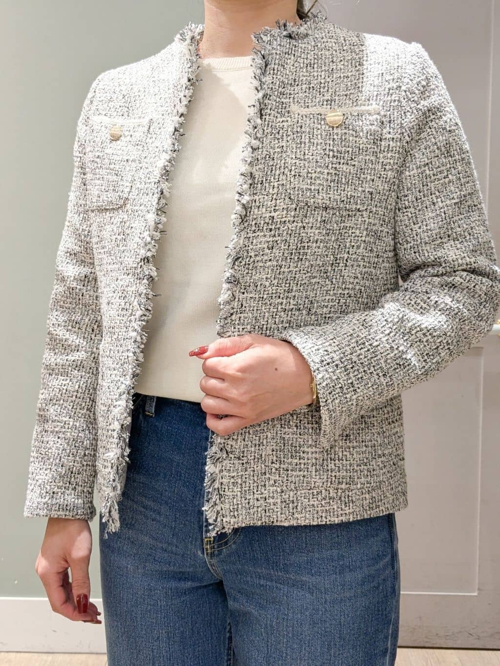 kuwawaさんの「grove｜【Lee&times;grove別注】STRAIGHT DENIM PANTS」を使ったコーディネート