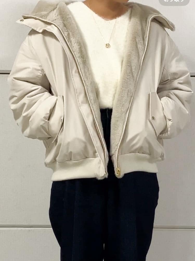 Rさんの「THE SHOP TK｜【美脚/オ―ルシーズン】デニムマリンパンツ/洗濯機OK」を使ったコーディネート