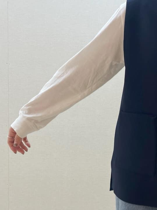chiakiさんの「OPAQUE.CLIP｜◆刺繍ロゴトップス【洗濯機洗い可】」を使ったコーディネート