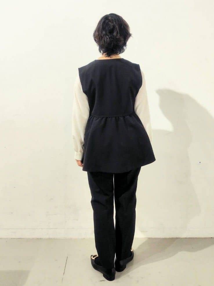 kodamaさんの「THE SHOP TK｜◆【汚れ＆シワが付きにくい/セレモニー/通勤】ダブルクロスジレ/洗濯機OK」を使ったコーディネート