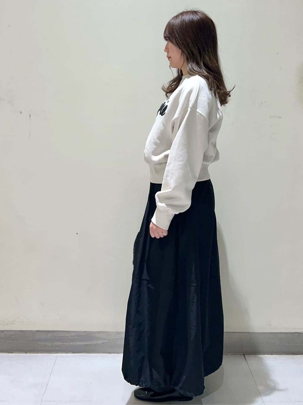 mizukiさんの「OPAQUE.CLIP｜【定番/6color】名品フラットバレエシューズ」を使ったコーディネート