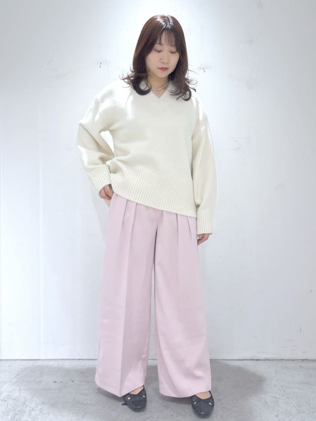 UDOさんの「OPAQUE.CLIP｜【定番/6color】名品フラットバレエシューズ」を使ったコーディネート