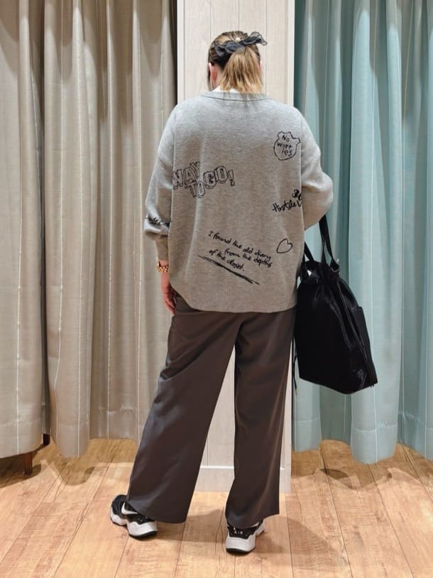 HANAさんの「SHOO･LA･RUE｜◆【S-LL】楽してすっきり タックワイドパンツ」を使ったコーディネート