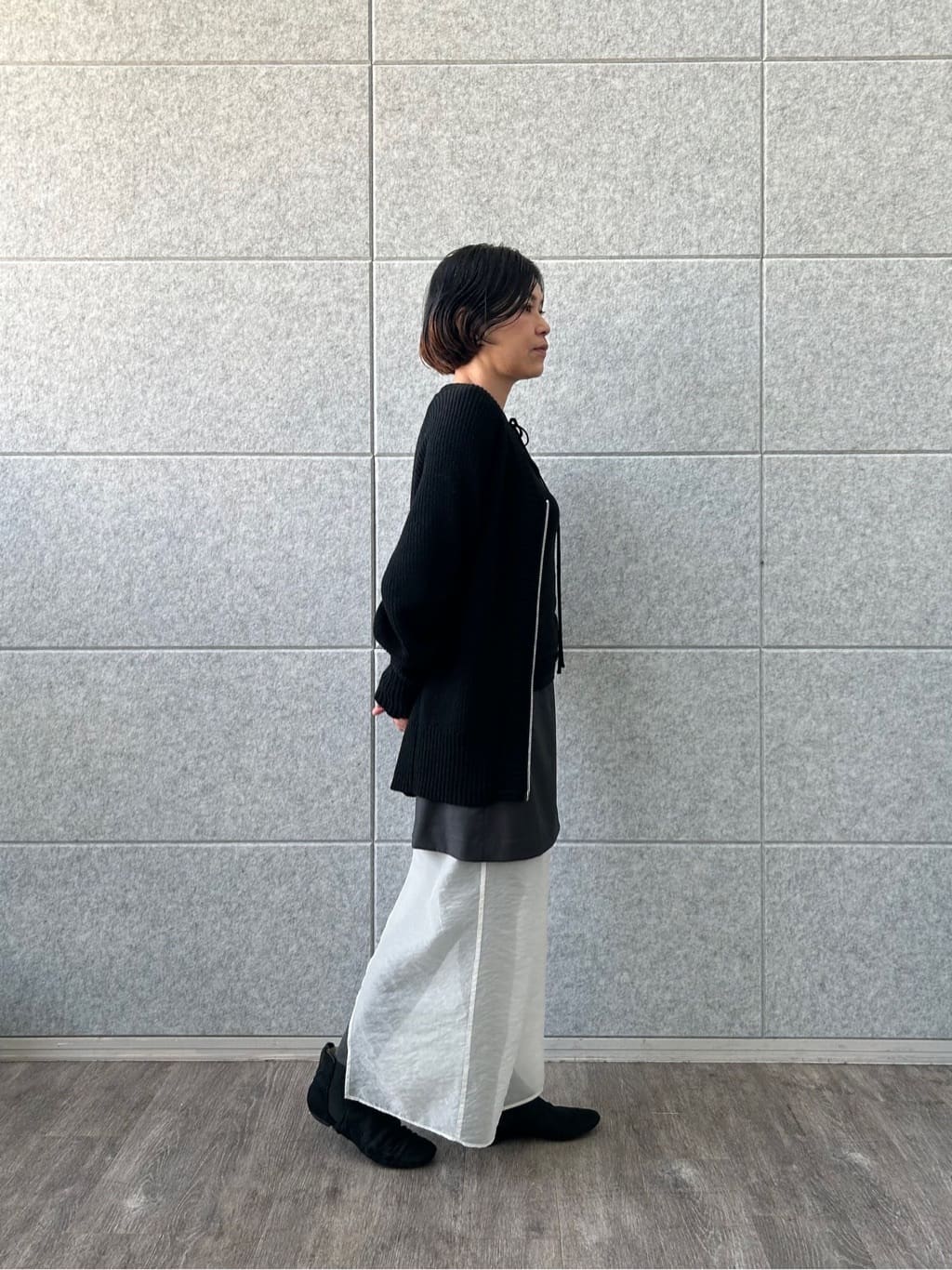 yukoさんの「CODE A｜reversible sheer skirt」を使ったコーディネート