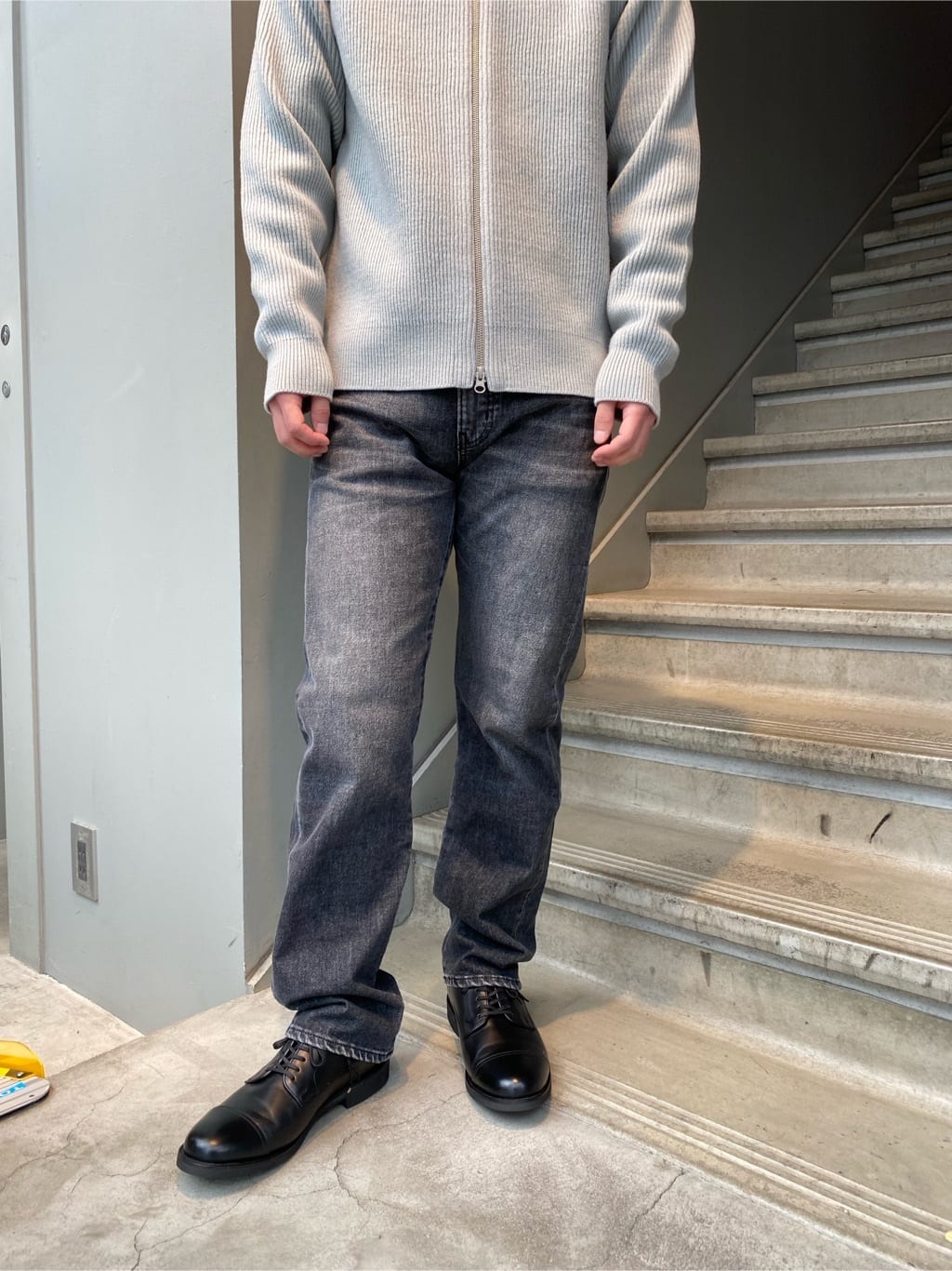 hazuさんの「TAKEO KIKUCHI｜【モンスターストレッチ】日本製 ウォッシュド デニムパンツ」を使ったコーディネート