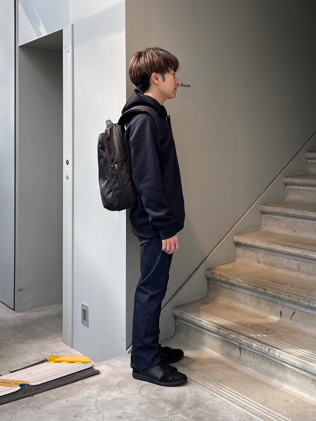 Namikiさんの「TAKEO KIKUCHI｜【モンスターストレッチ】日本製 ワンウォッシュ デニムパンツ」を使ったコーディネート