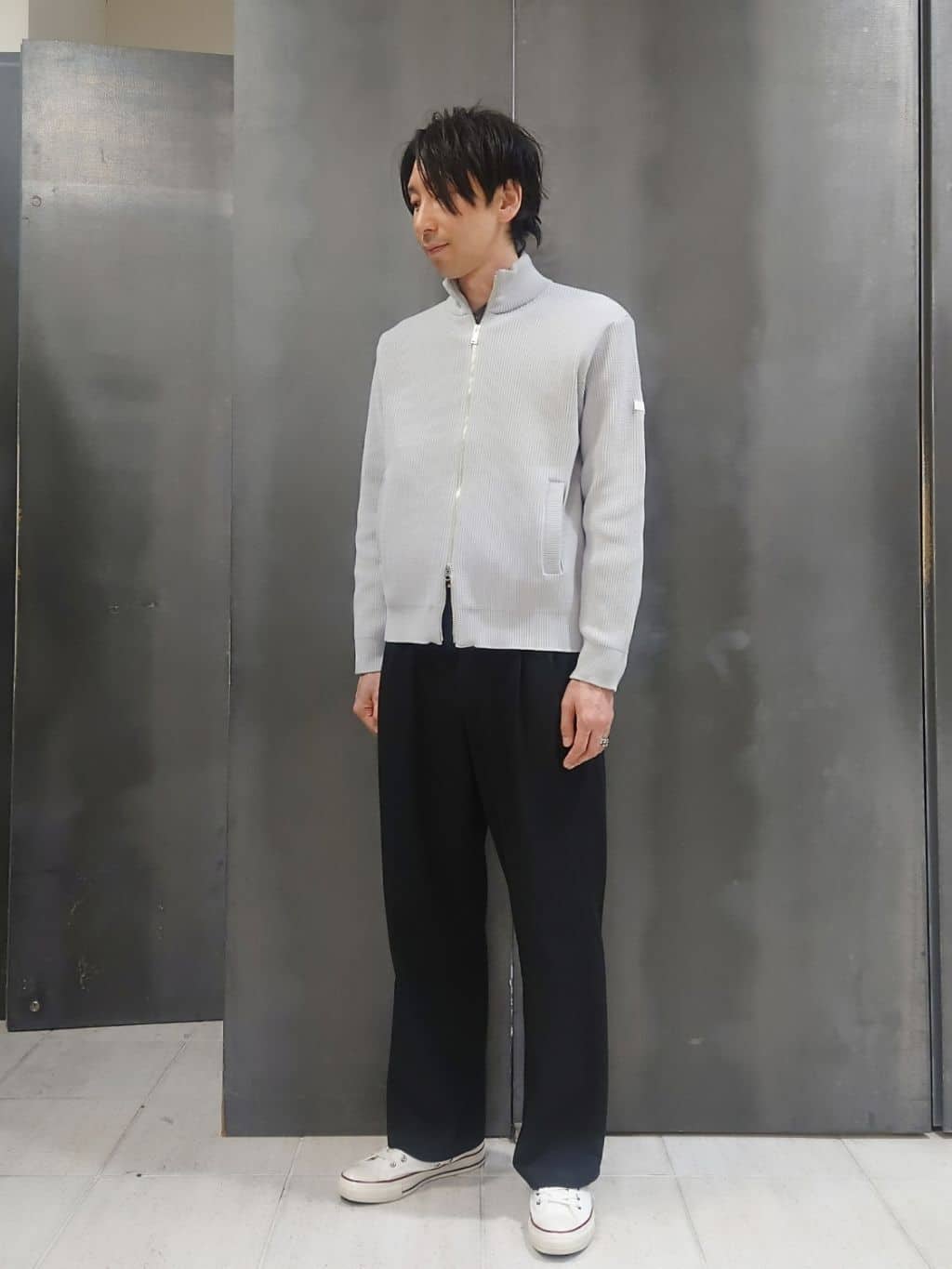 kawamuさんの「TAKEO KIKUCHI｜【ウールカシミヤブレンド】ビーバー調 スタンドカラー コート」を使ったコーディネート