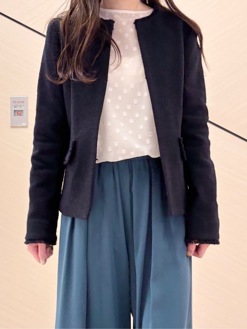 清水夏姫さんの「DRESSTERIOR｜【セレモニー】オケージョンツイードジャケット」を使ったコーディネート