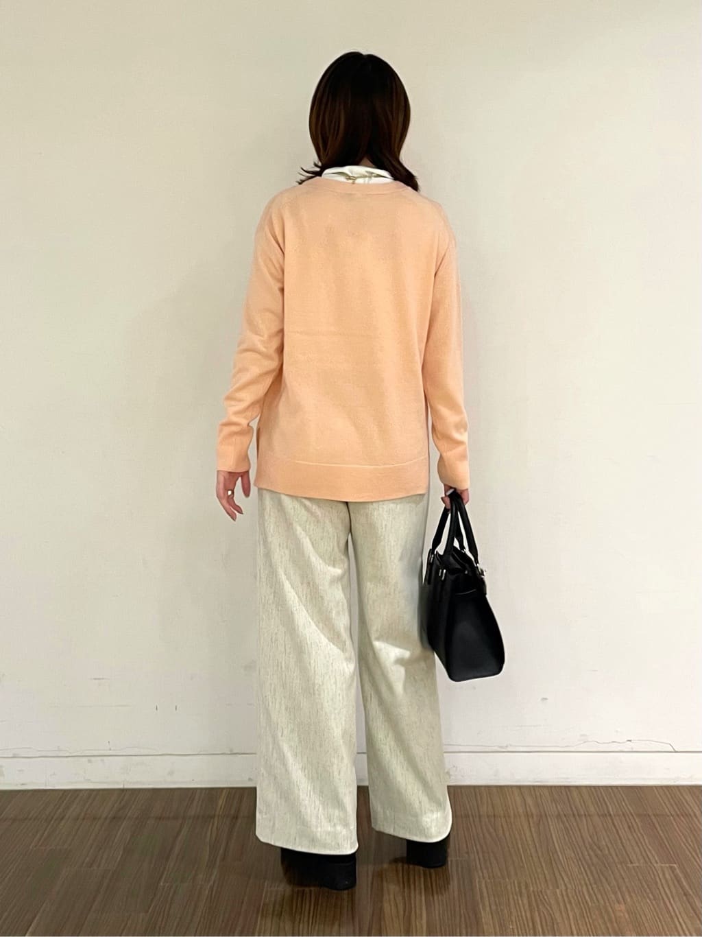 ねねさんの「INDIVI｜◆【合皮／フォーマル】ショルダー付きスクエアバッグ」を使ったコーディネート