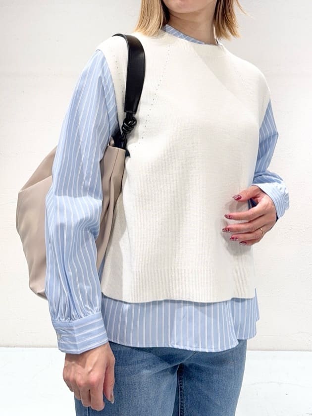 さち。さんの「grove｜メタルパーツローファーパンプス【晴雨兼用】」を使ったコーディネート