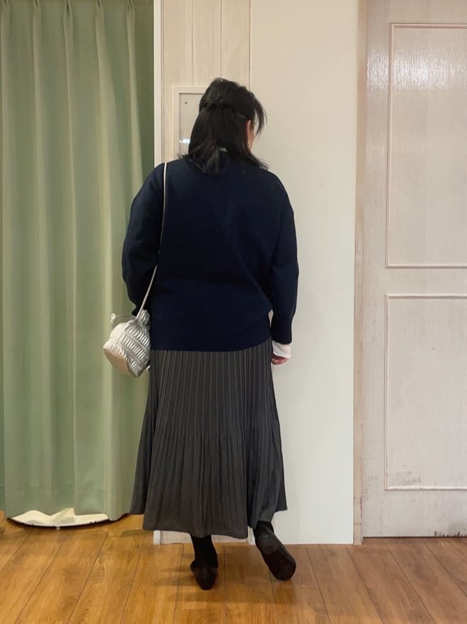 ke-yさんの「SHOO･LA･RUE｜◆【S-LL/洗える】スウェットライク オーバーサイズニット」を使ったコーディネート
