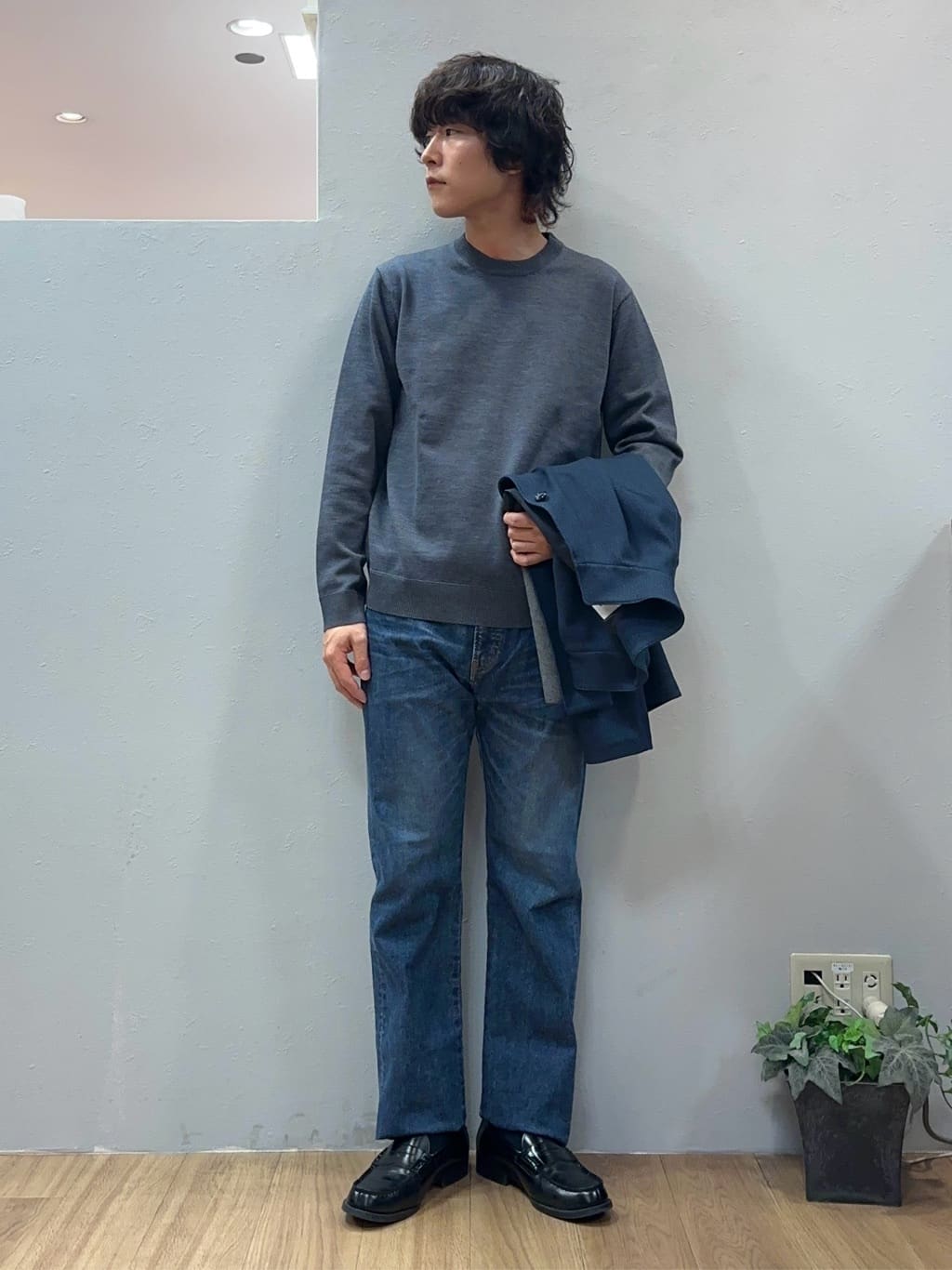 Uさんの「TAKEO KIKUCHI｜【DOWN FABRIC】ダウンファブリック スタンドカラーブルゾン」を使ったコーディネート