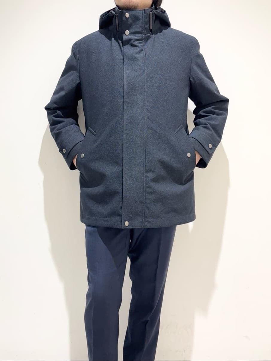 及川さんの「TAKEO KIKUCHI｜【Three by Three】シャイニーシャークピンヘッド スーツ/3ピース対応可」を使ったコーディネート