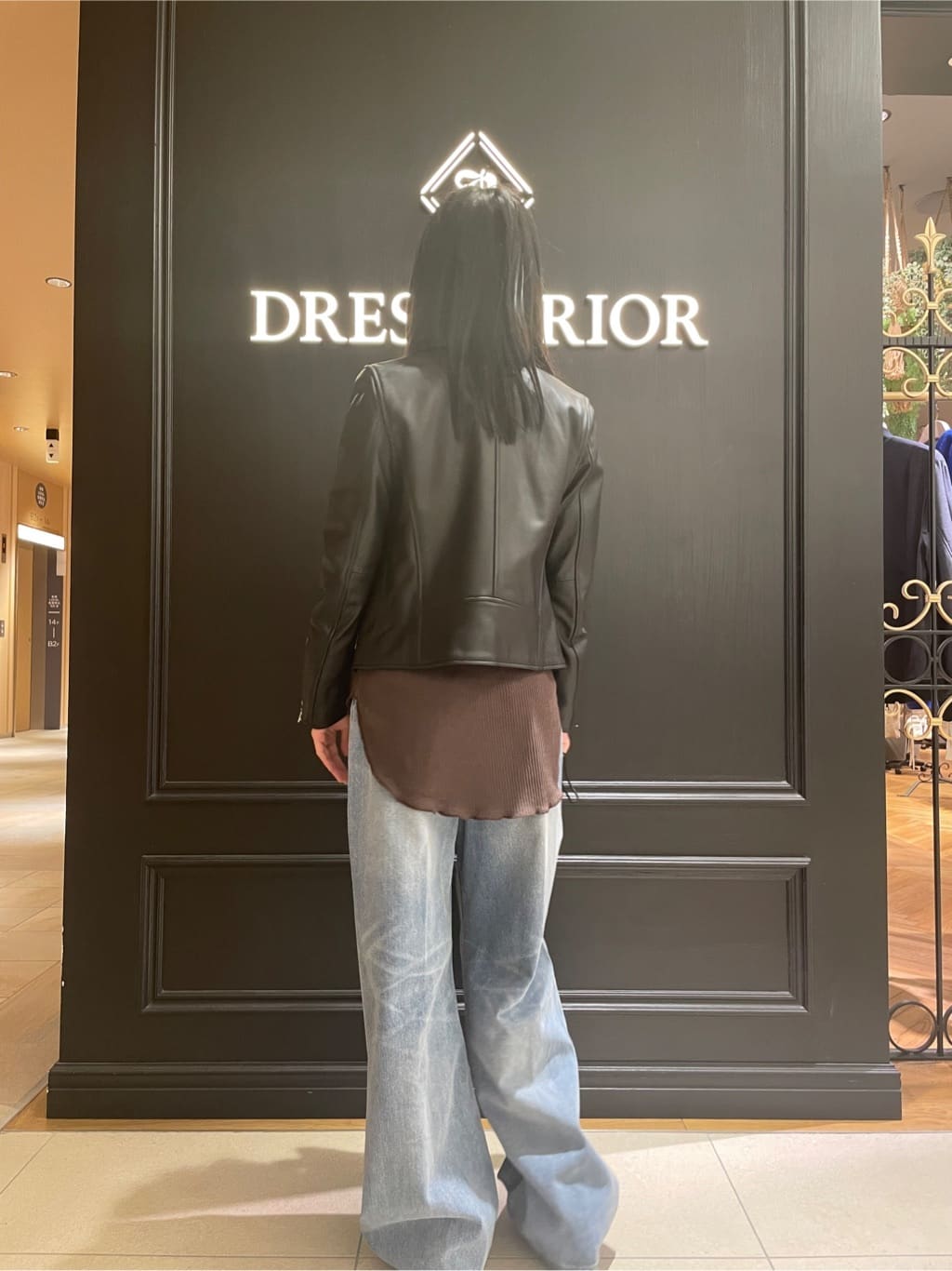 Karinさんの「DRESSTERIOR｜◆【本革】ラムレザーライダースジャケット」を使ったコーディネート