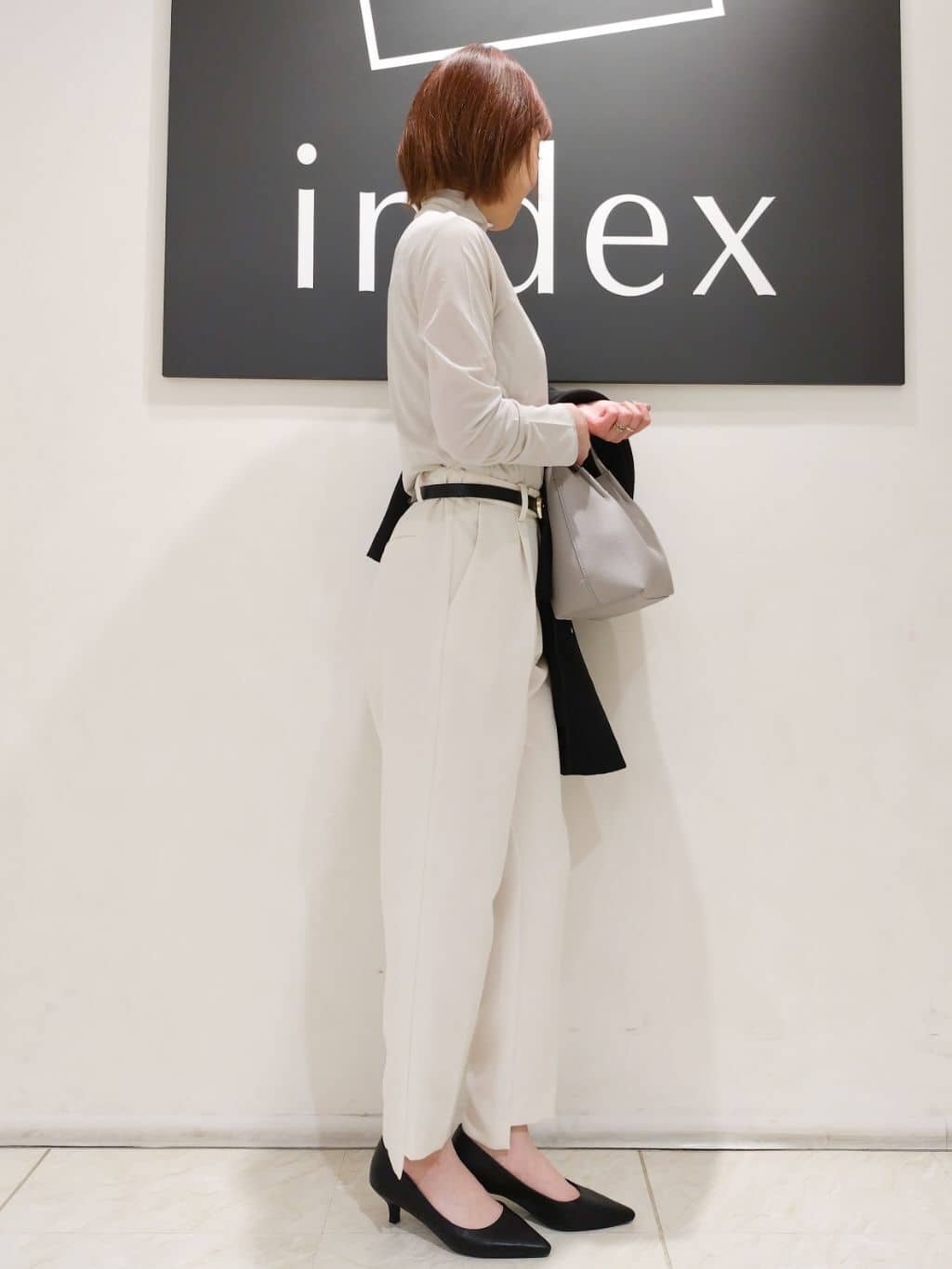 n.さんの「index｜◆フレアスリーブミドルコート【洗える】」を使ったコーディネート