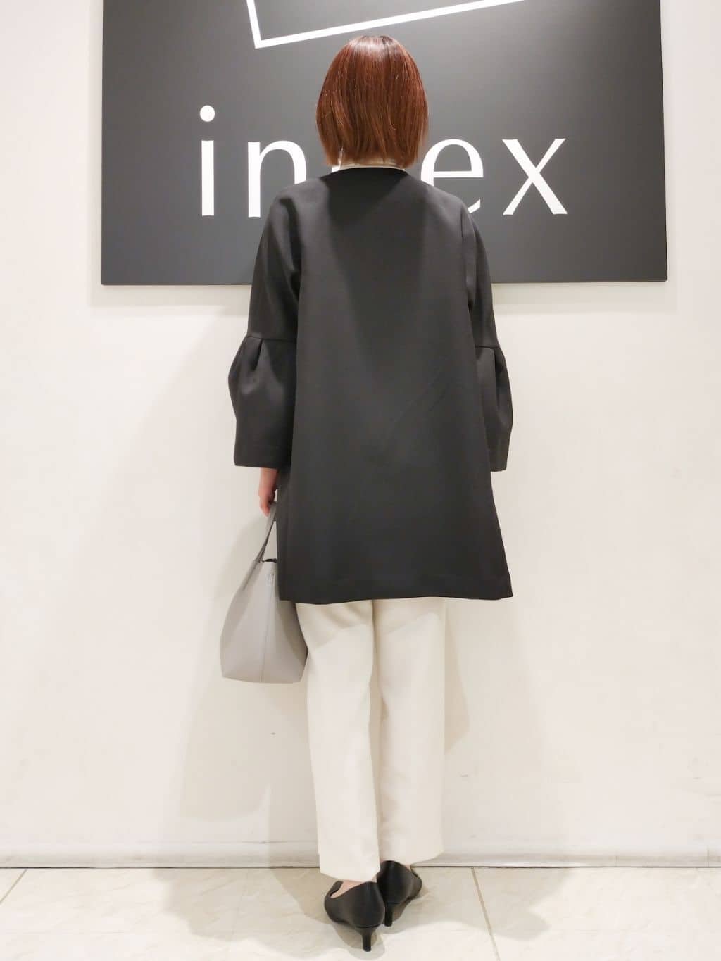n.さんの「index｜◆フレアスリーブミドルコート【洗える】」を使ったコーディネート