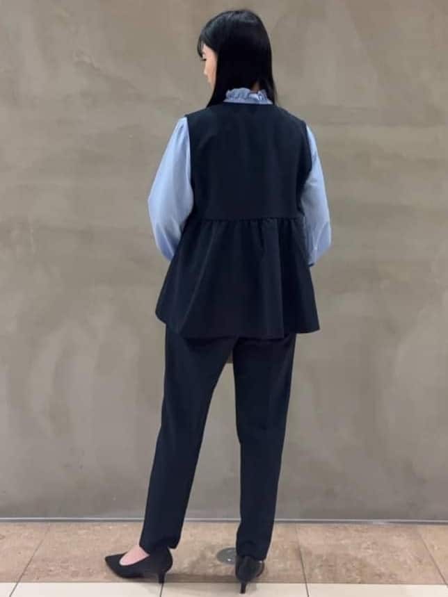 MOEさんの「THE SHOP TK｜◆【ONOFF活躍/セレモニー/通勤】ギャザーリボンタイブラウス/洗える」を使ったコーディネート