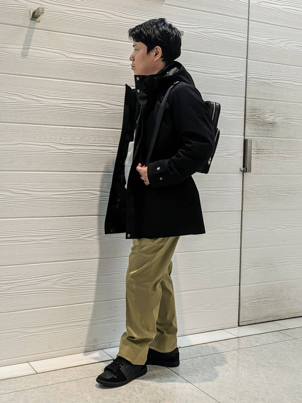 かずさんの「TAKEO KIKUCHI｜【オフィスカジュアル対応】ドレス チノパンツ」を使ったコーディネート