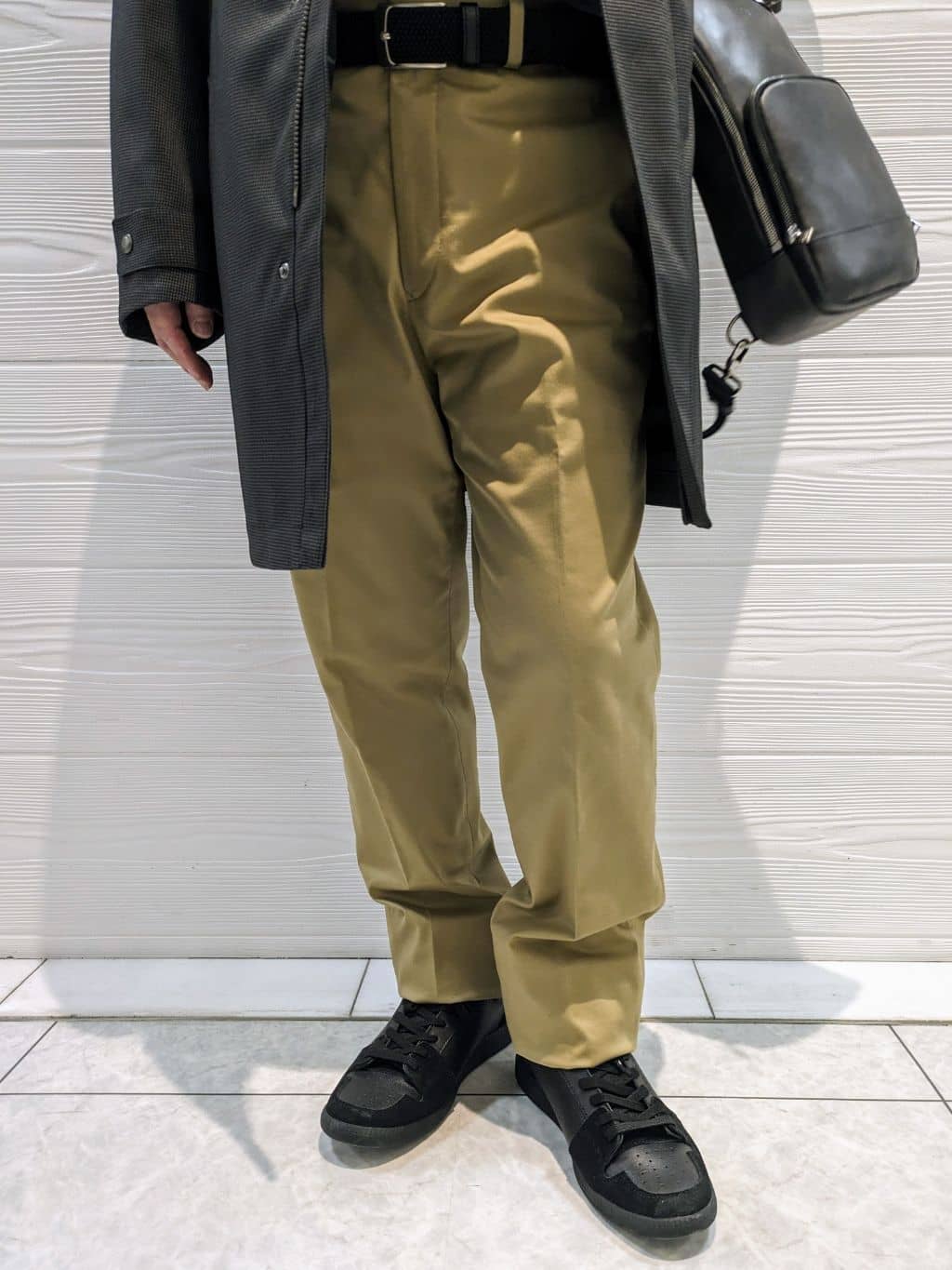 かずさんの「TAKEO KIKUCHI｜【オフィスカジュアル対応】ドレス チノパンツ」を使ったコーディネート