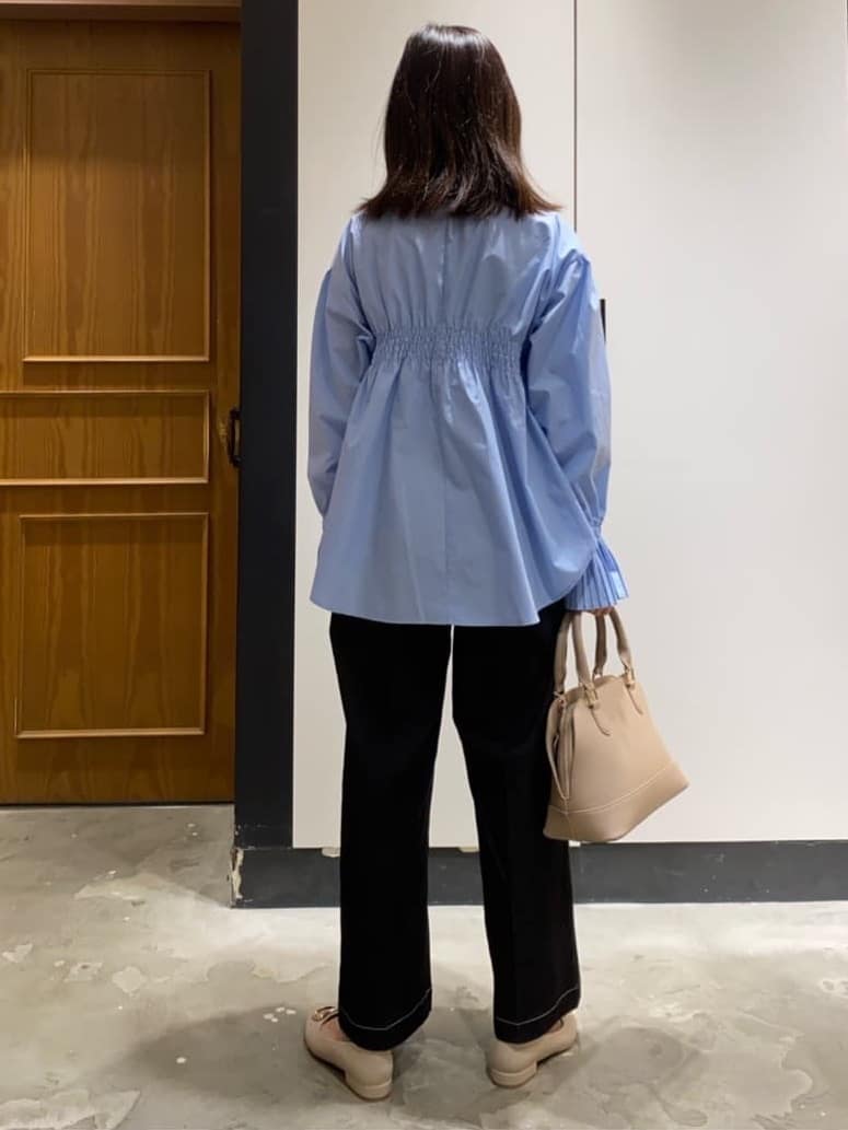 shikaさんの「THE SHOP TK｜【美脚/オ―ルシーズン】デニムマリンパンツ/洗濯機OK」を使ったコーディネート