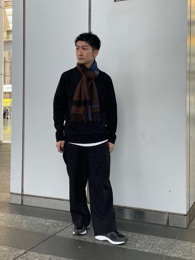 加藤裕樹さんの「TAKEO KIKUCHI｜【3WAY】ジャカード グレンチェック ダウンライナー ブルゾン」を使ったコーディネート