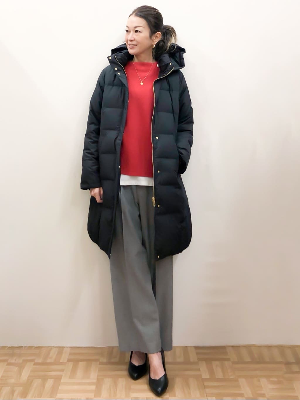 HATORIさんの「grove｜【人間工学】つつまれフィットパンプス【入卒対応可】」を使ったコーディネート