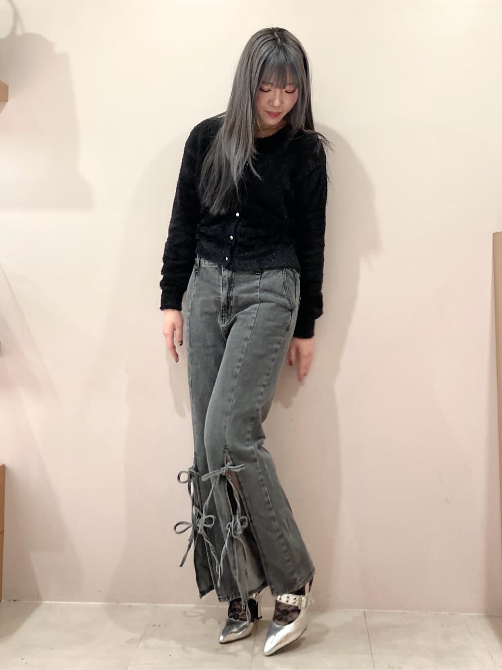 ❤︎HIME❤︎さんの「ESPERANZA｜グロメットバックストラップパンプス」を使ったコーディネート