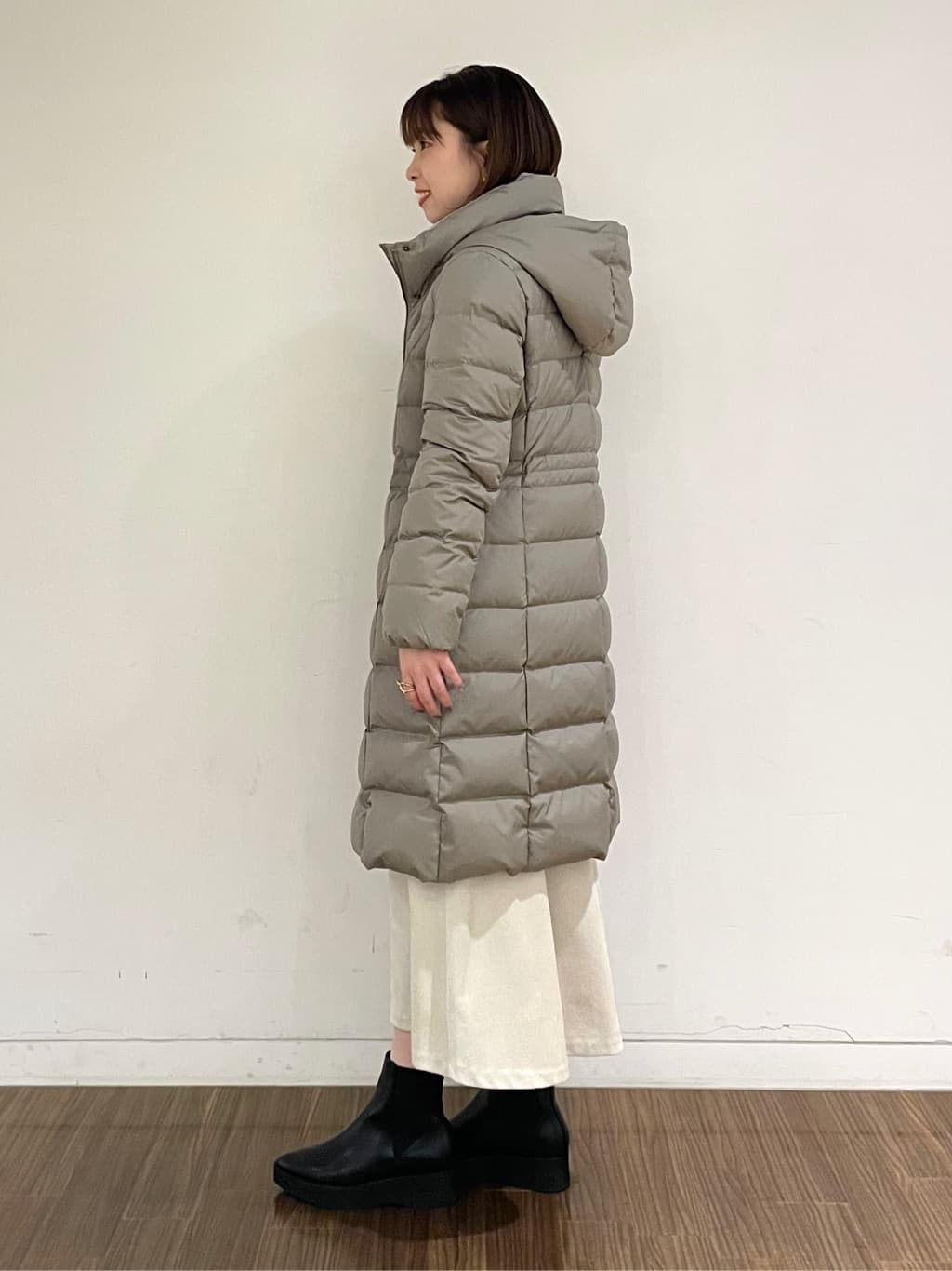 ねねさんの「INDIVI｜【マルチWAY】3点セットパール調ネックレス」を使ったコーディネート