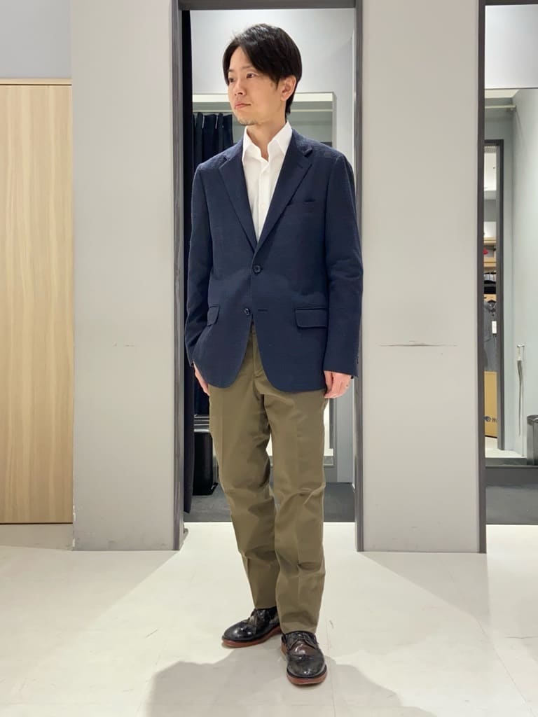 わいずみさんの「TAKEO KIKUCHI｜【オフィスカジュアル対応】ドレス チノパンツ」を使ったコーディネート