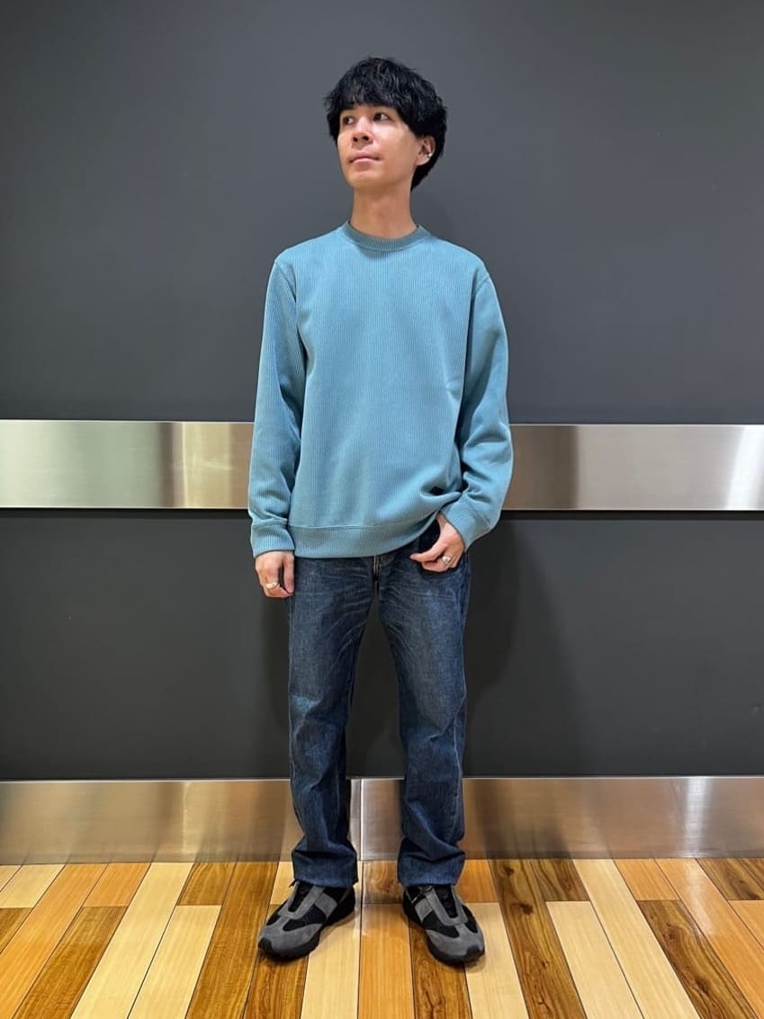 yutoさんの「TAKEO KIKUCHI｜【モンスターストレッチ】日本製 ウォッシュド デニムパンツ」を使ったコーディネート