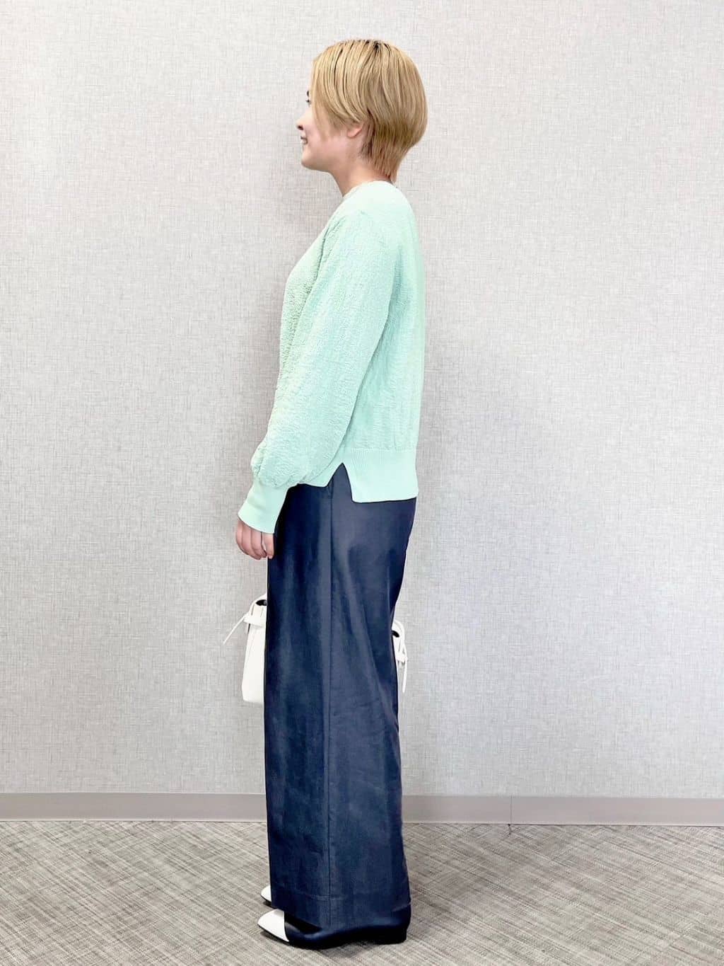 MATSUさんの「Reflect｜◆プチハイネックジャカードニット」を使ったコーディネート