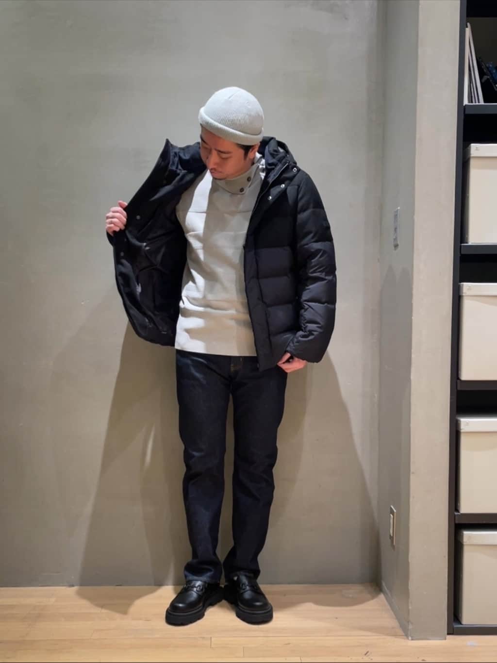 IMAIさんの「TAKEO KIKUCHI｜【モンスターストレッチ】日本製 ワンウォッシュ デニムパンツ」を使ったコーディネート