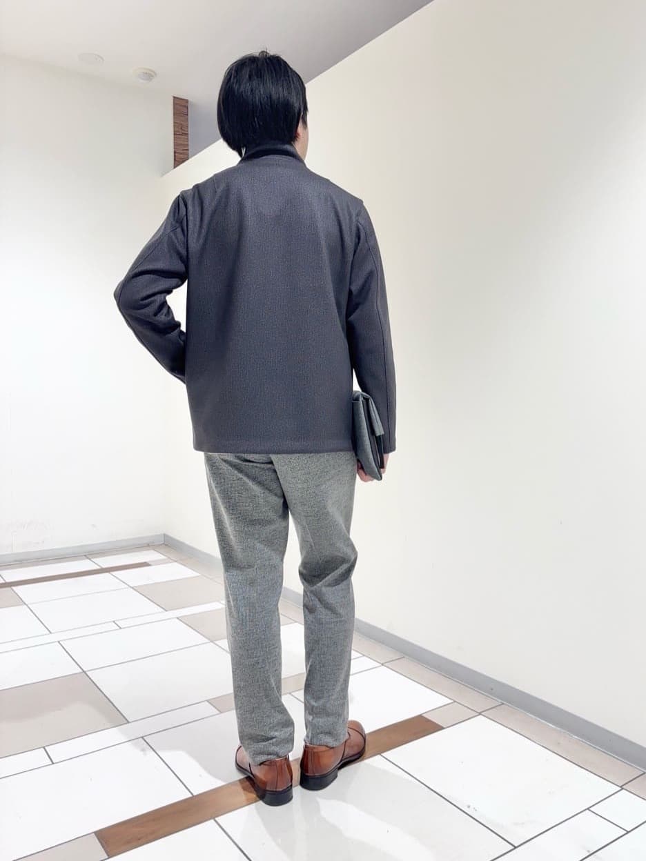 及川さんの「TAKEO KIKUCHI｜【DOWN FABRIC】ダウンファブリック スタンドカラーブルゾン」を使ったコーディネート