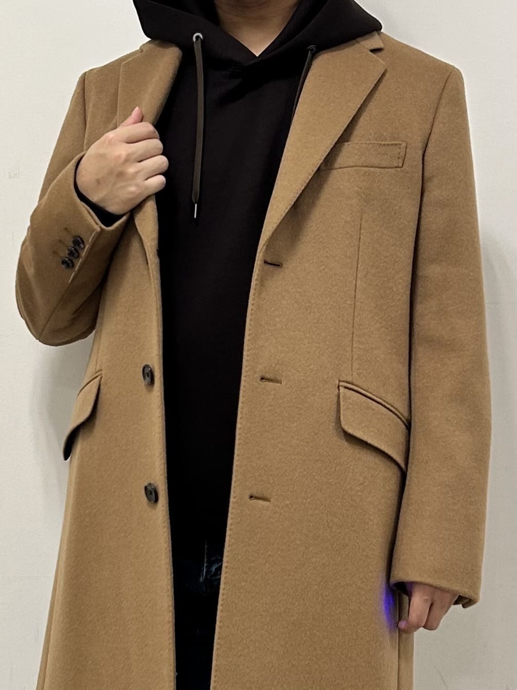 Hiroさんの「TAKEO KIKUCHI｜ウールカシミヤブレンド チェスターコート」を使ったコーディネート