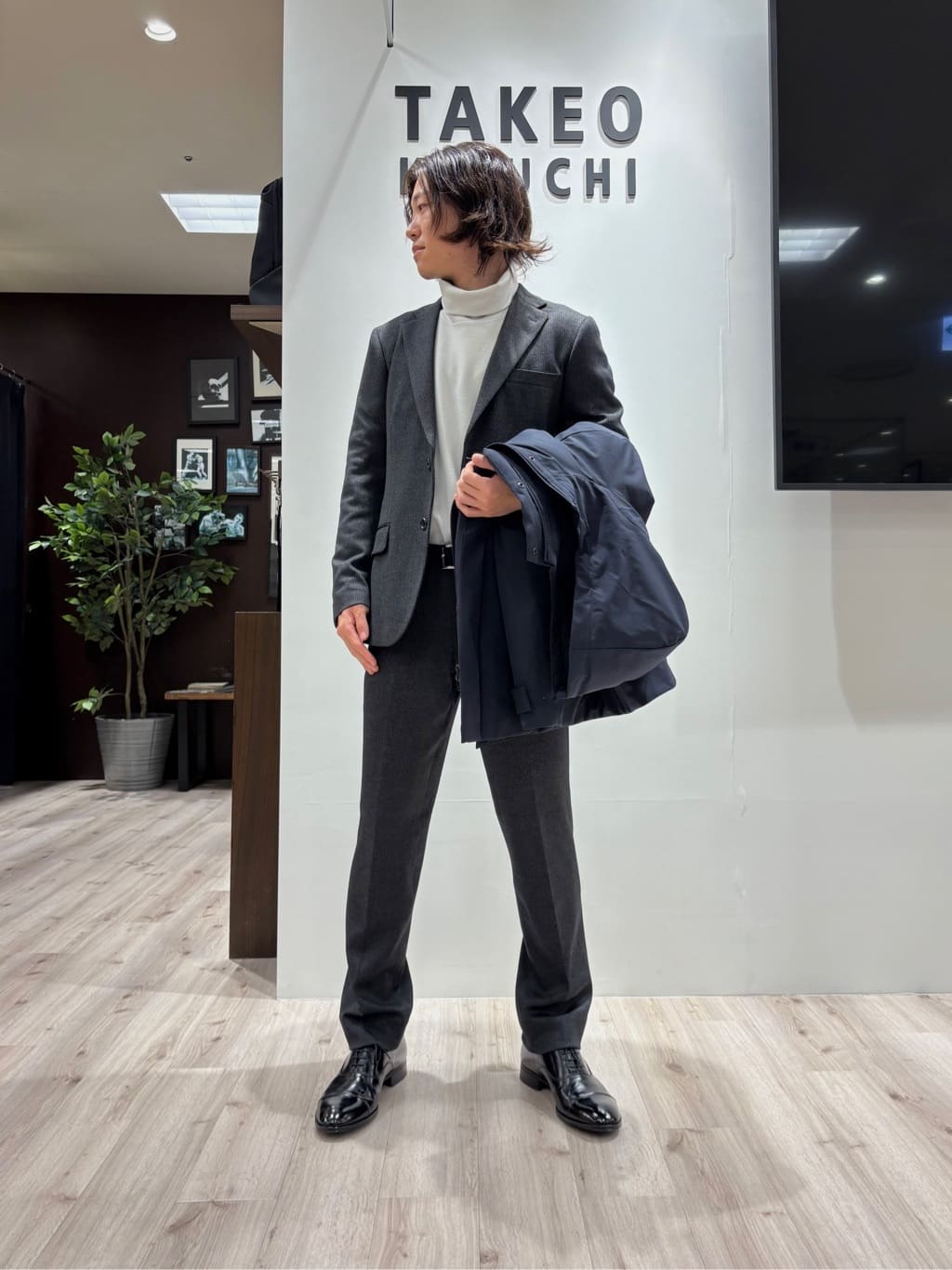 Kaiさんの「TAKEO KIKUCHI｜ストレートチップシューズ[ メンズ ビジネス シューズ 結婚式 ]」を使ったコーディネート