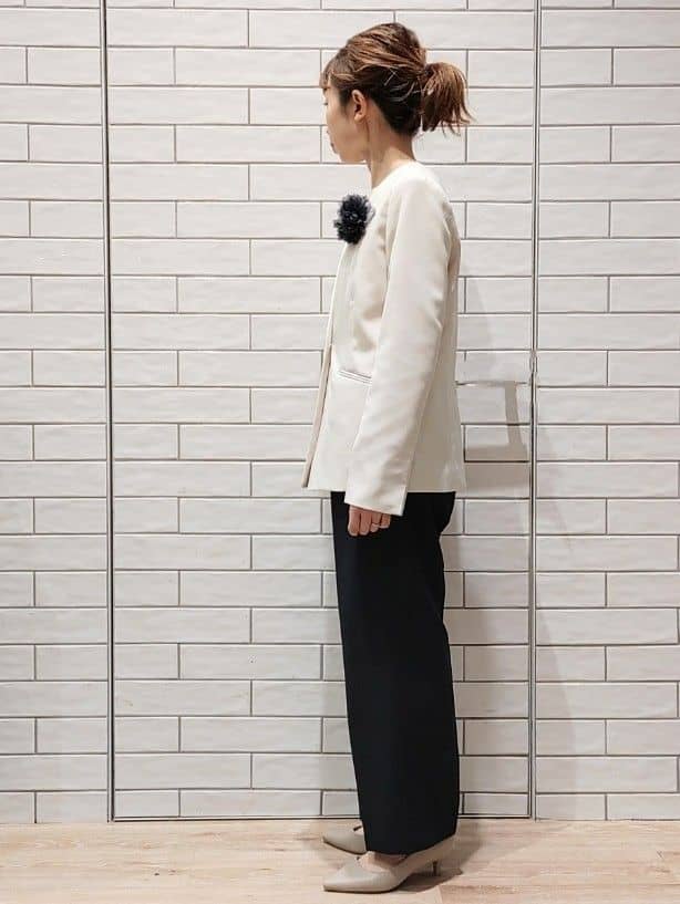 ryonさんの「OPAQUE.CLIP｜◆《通勤対応》レースブラウス【洗濯機洗い可】」を使ったコーディネート